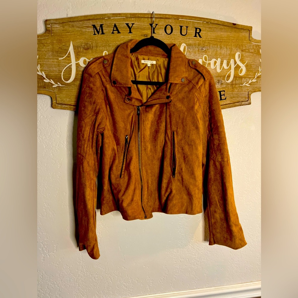 Suede look jacket